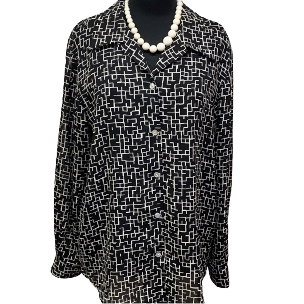 Jordan Geo Print Blouse